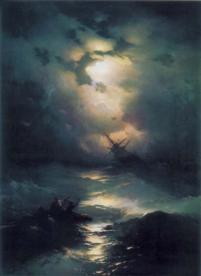 И.Айвазовский. Буря на Северном море. 1865.
